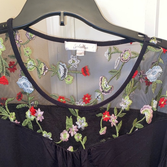 Women Sheer off the shoulder top - Picture 4 of 4